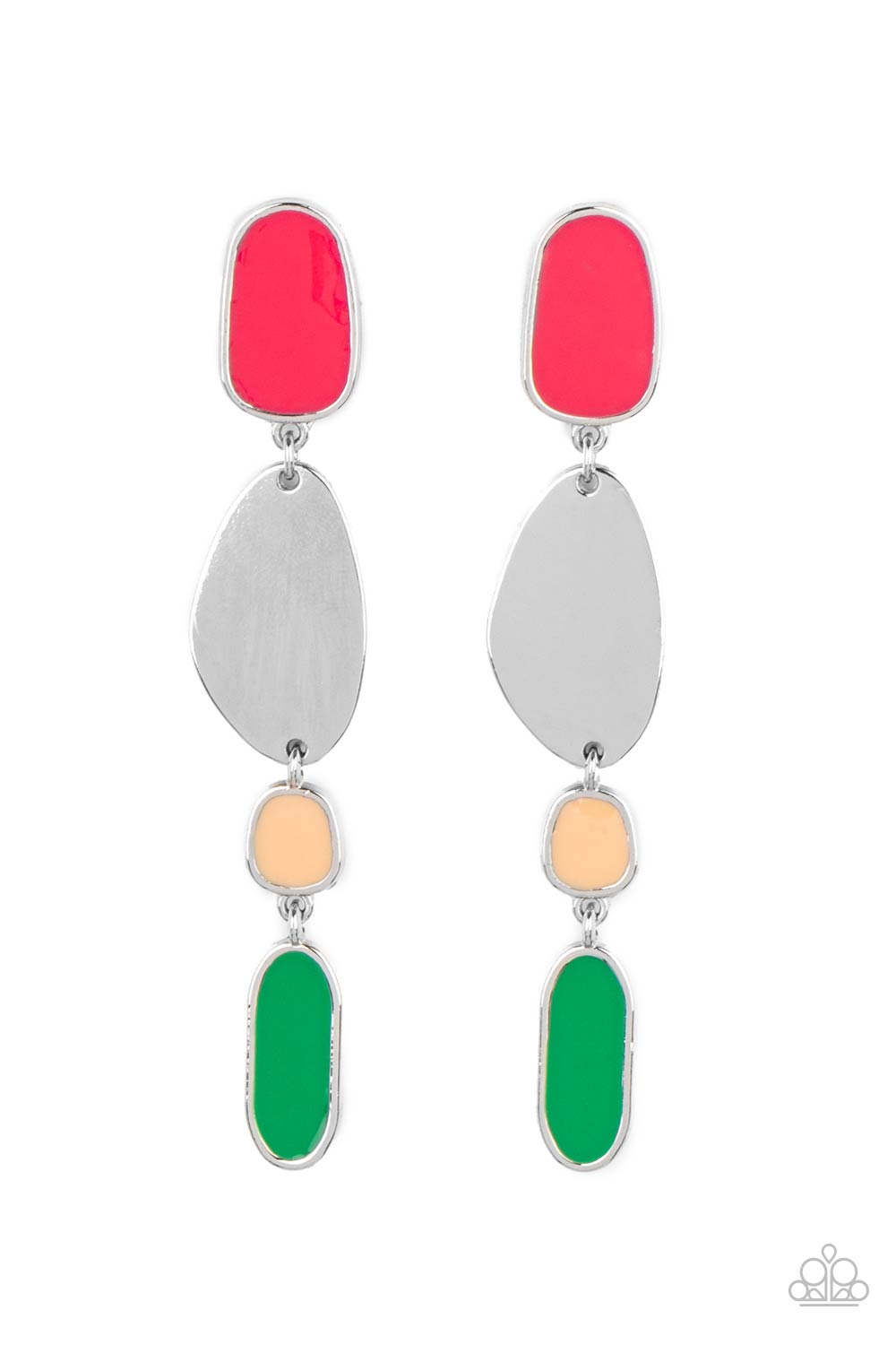 Deco By Design - multi - Paparazzi earrings