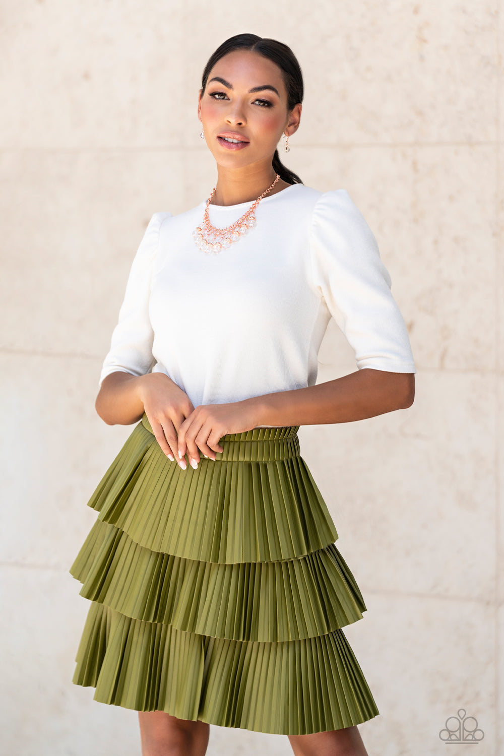 Deep Space Diva - copper - Paparazzi necklace