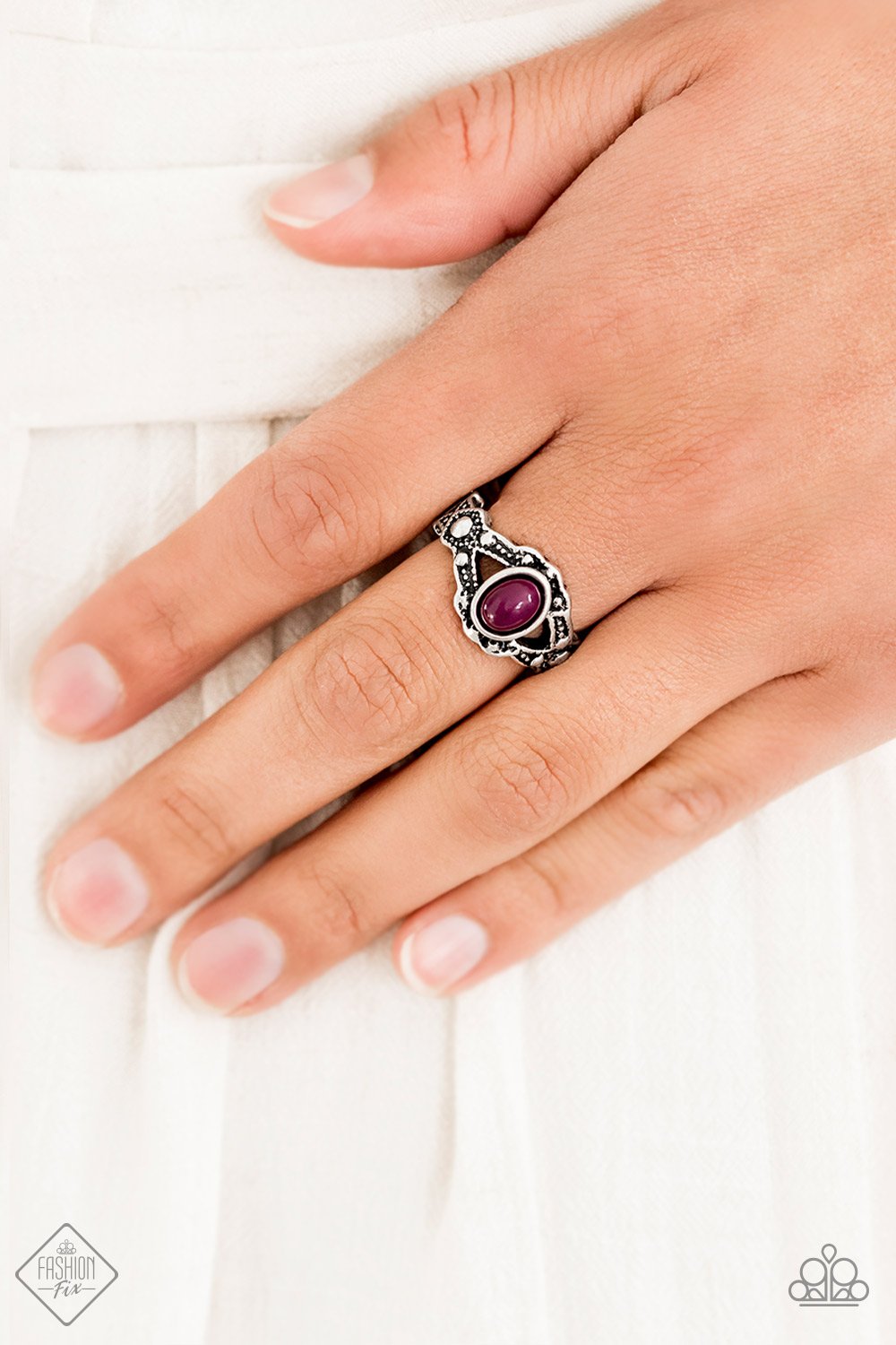 Definitely DOT!-purple-Paparazzi ring