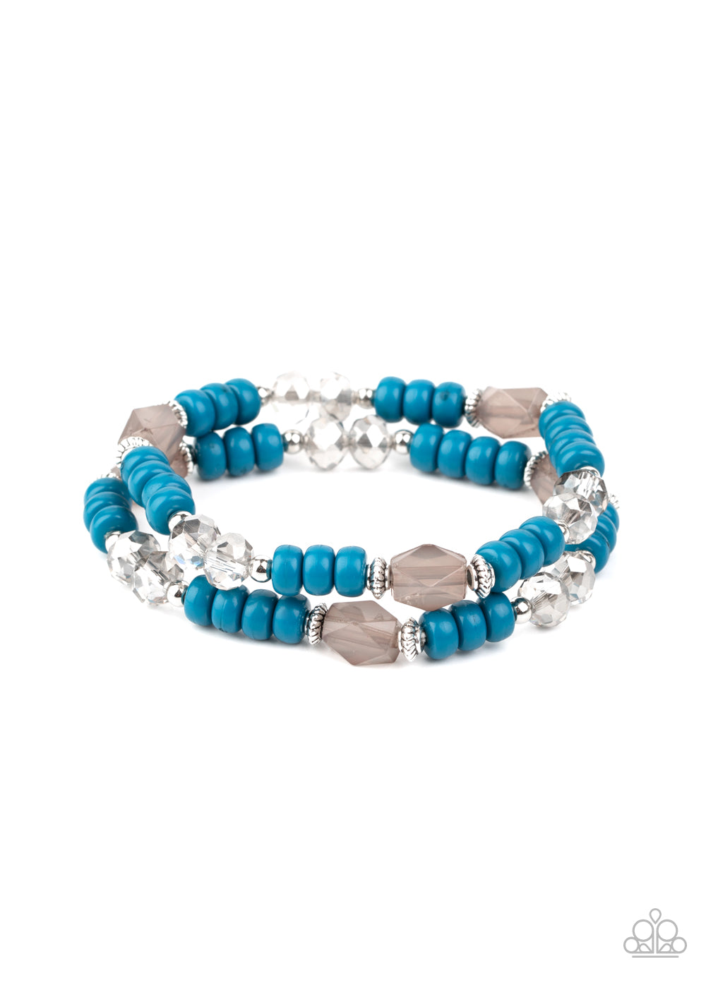 Delightfully Dainty - blue - Paparazzi bracelet