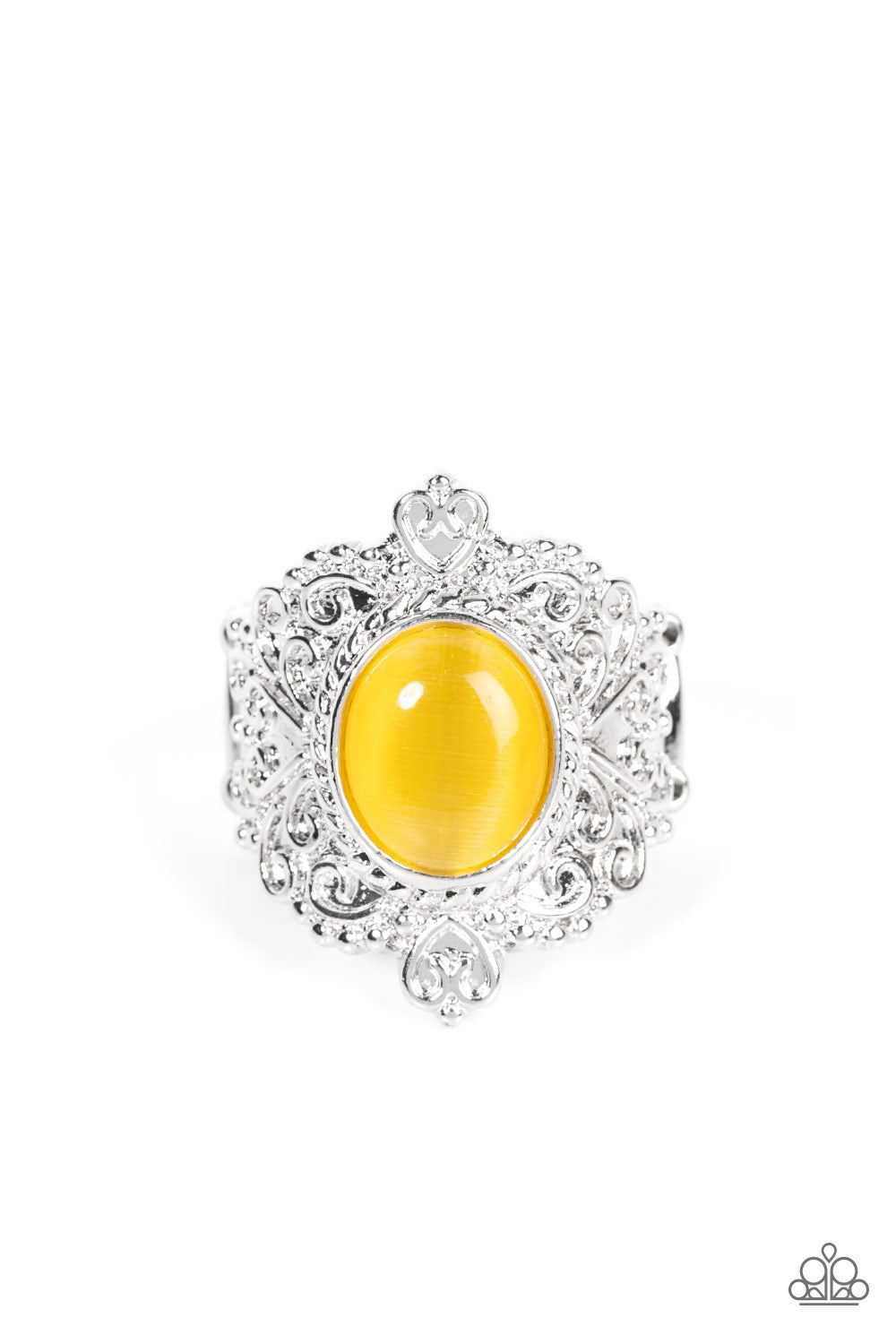Delightfully Dreamy - yellow - Paparazzi ring