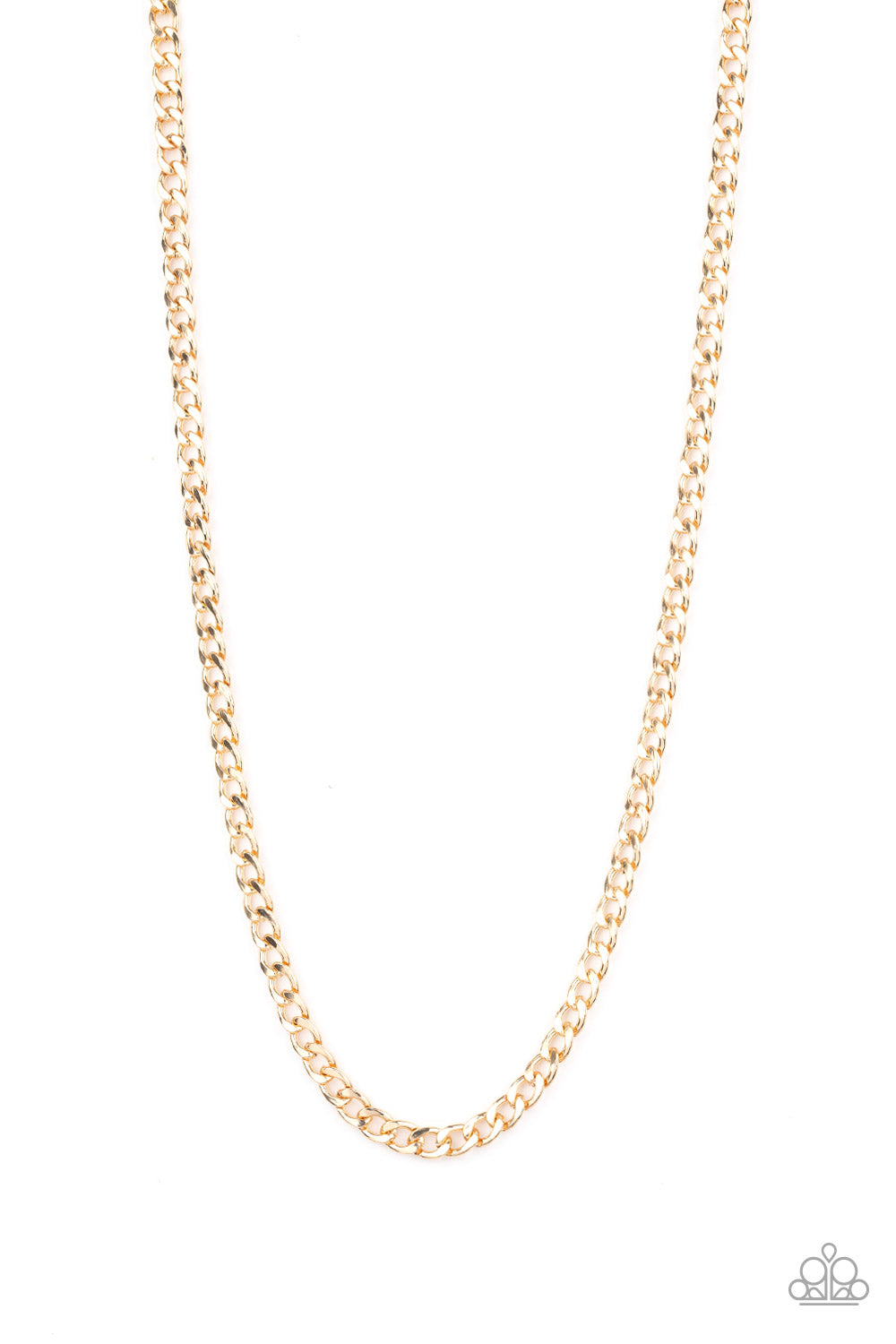 Delta - gold - Paparazzi MENS necklace