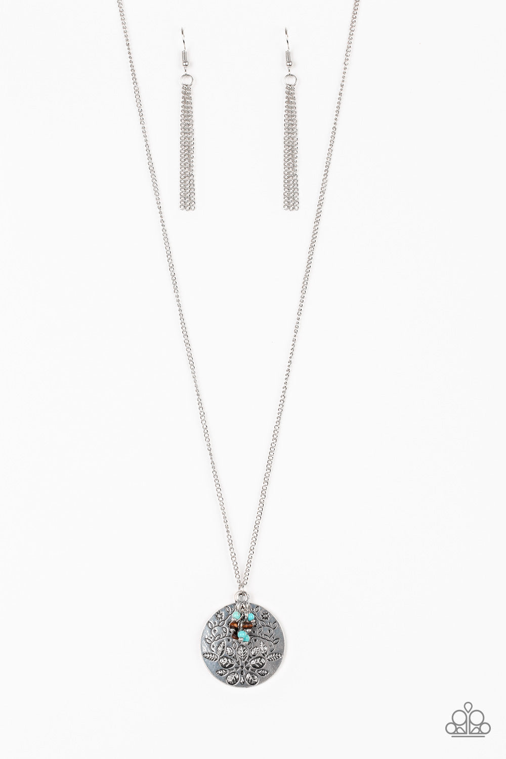 Desert Abundance - blue - Paparazzi necklace