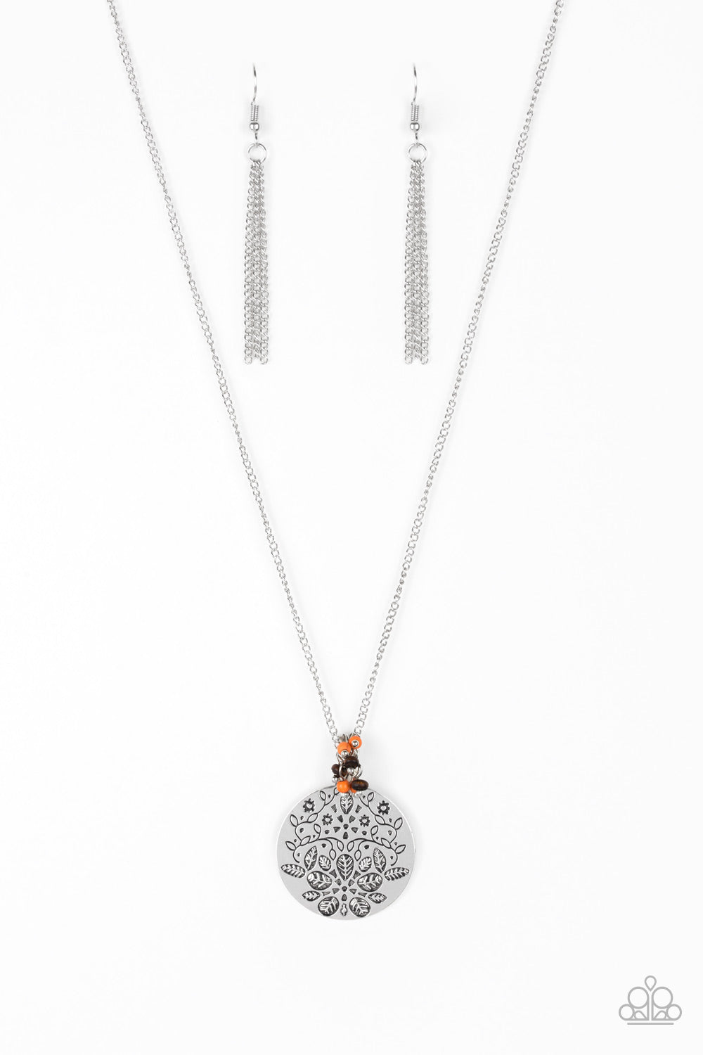 Desert Abundance - orange - Paparazzi necklace
