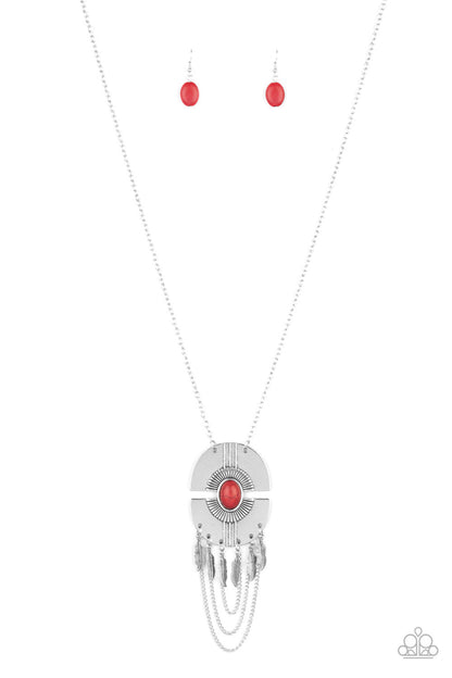 Desert Culture - red - Paparazzi necklace