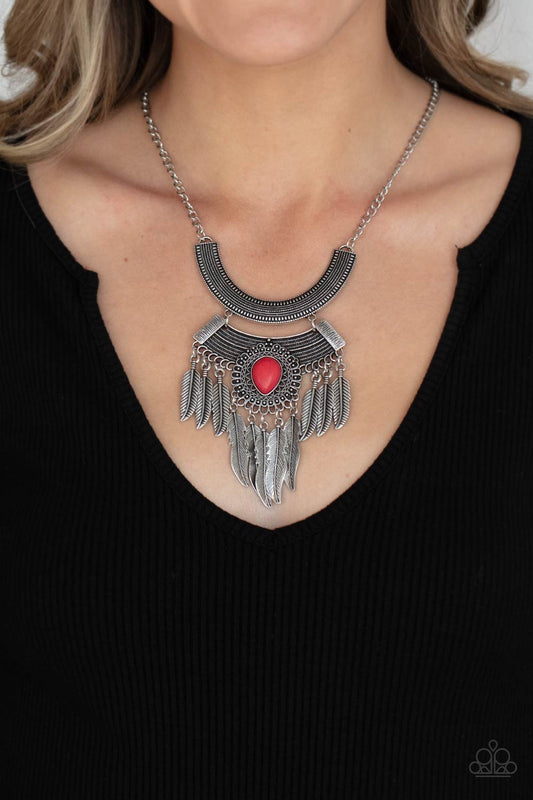 Desert Devotion - red - Paparazzi necklace