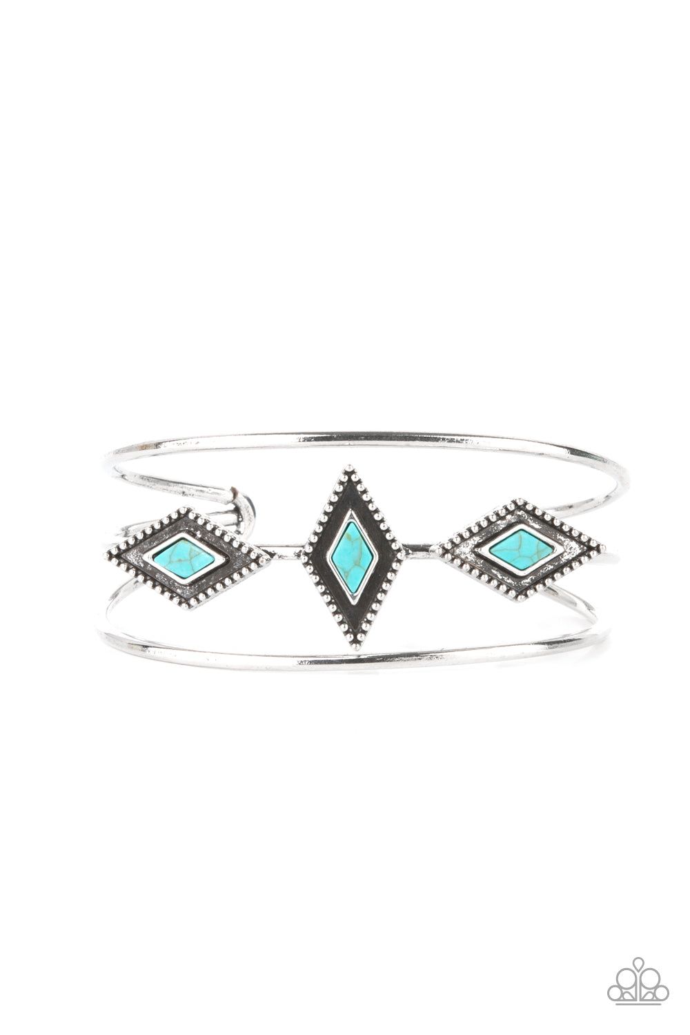 Desert Diamondback - blue - Paparazzi bracelet