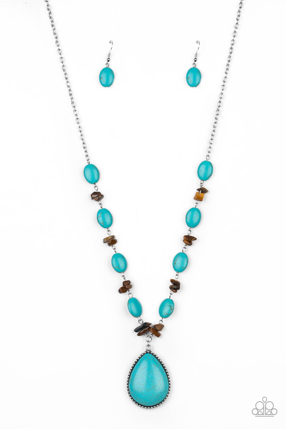 Desert Diva - blue - Paparazzi necklace