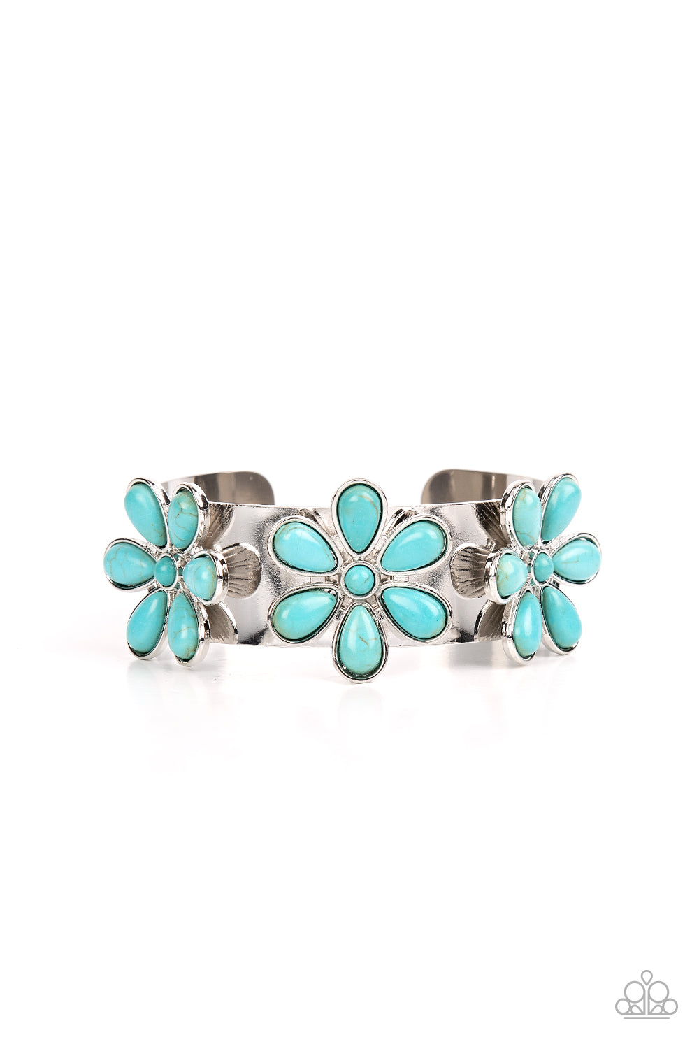 Desert Flower Patch - blue - Paparazzi bracelet