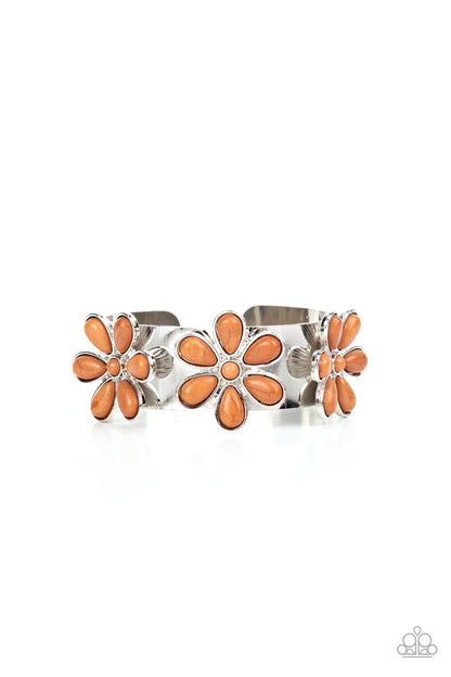 Desert Flower Patch - brown - Paparazzi bracelet