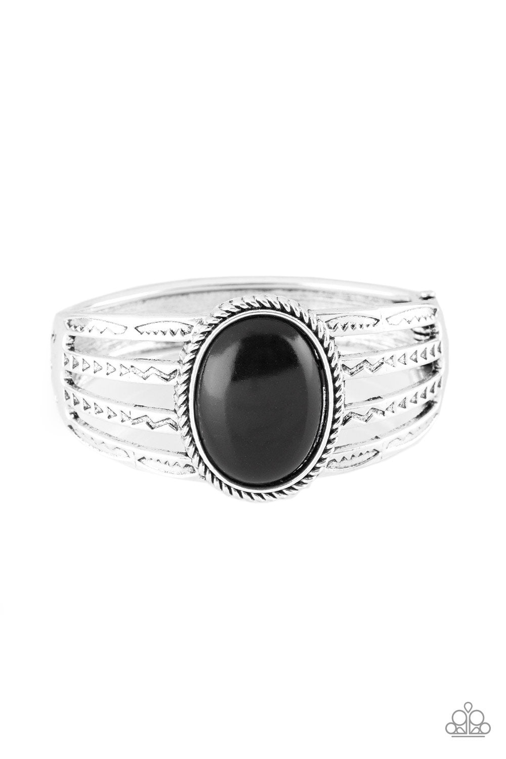 Desert Glyphs - black - Paparazzi bracelet
