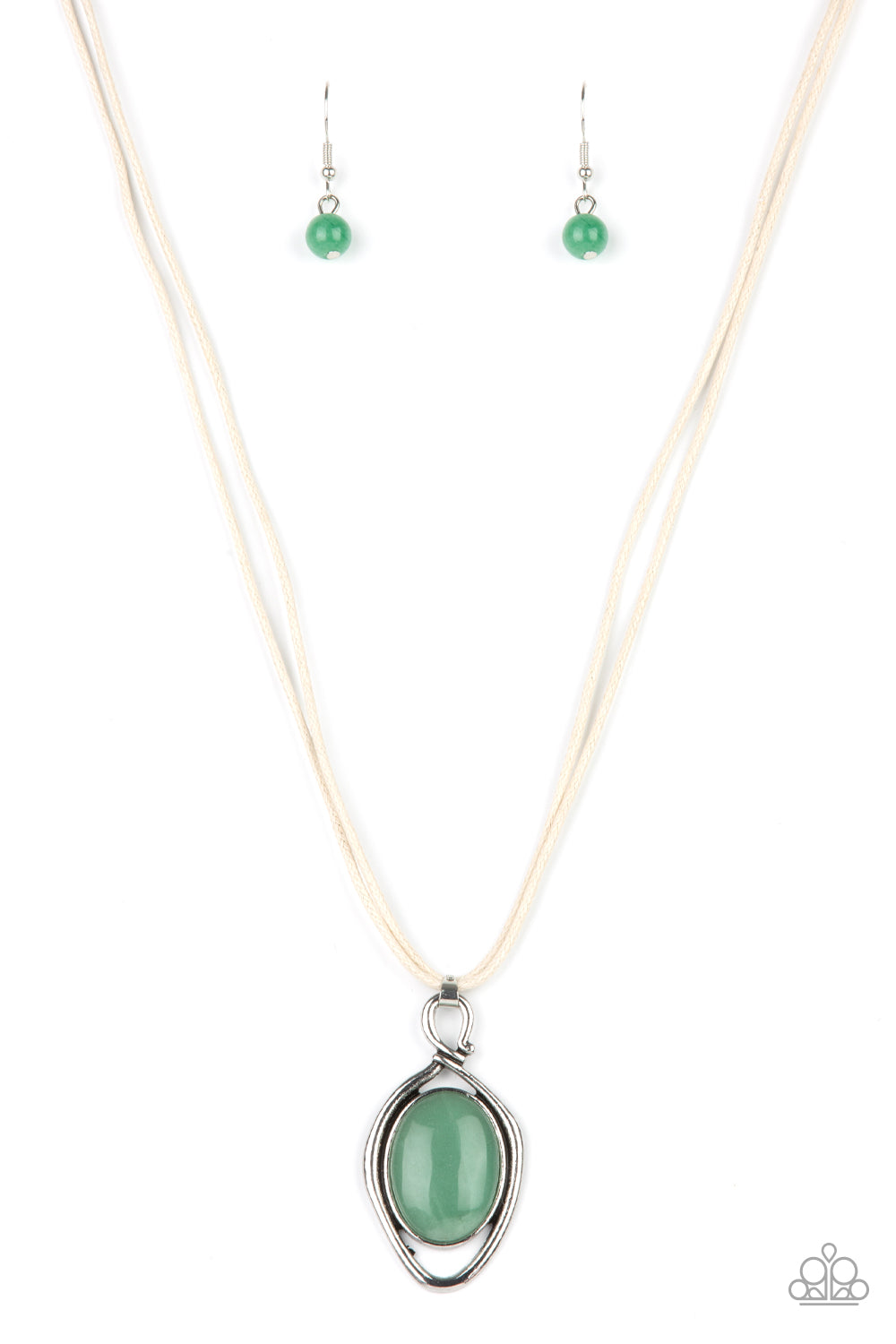 Desert Mystery - green - Paparazzi necklace