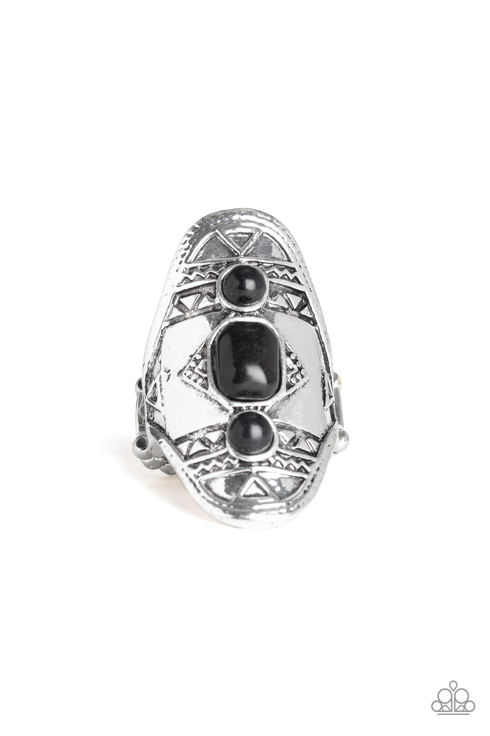 Desert Paint - black - Paparazzi ring