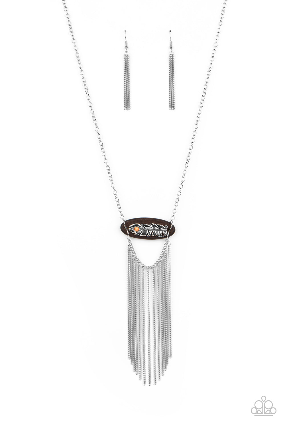 Desert Spirit - orange - Paparazzi necklace