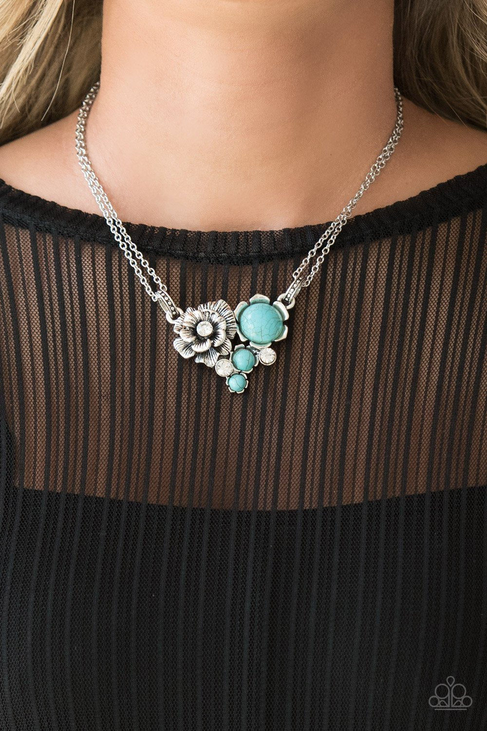 Desert Harvest - blue - Paparazzi necklace