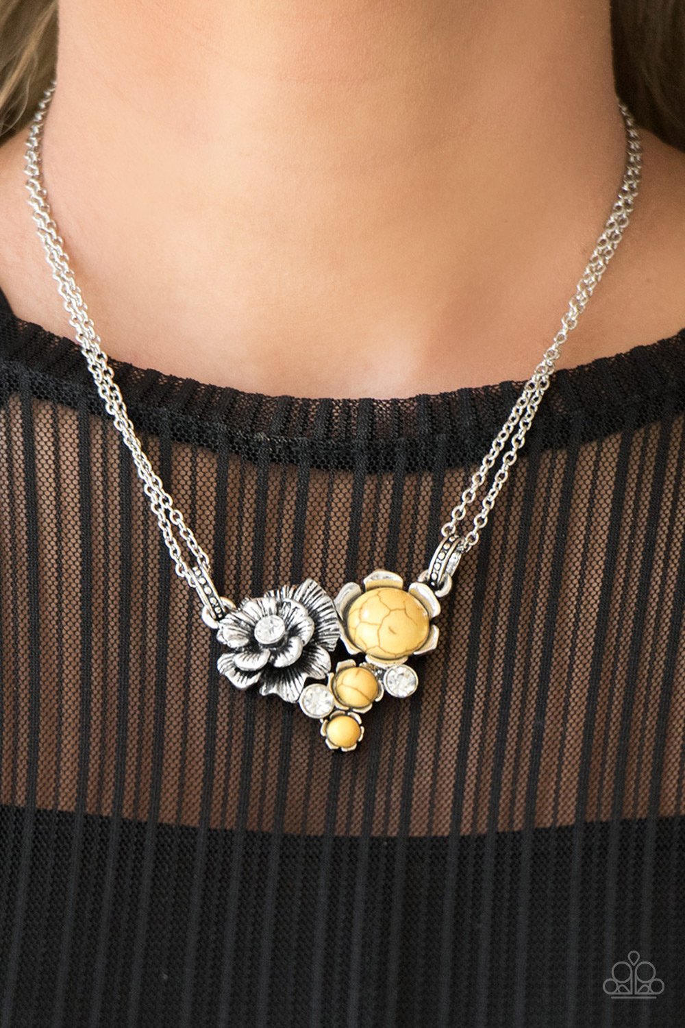 Desert Harvest yellow Paparazzi necklace – JewelryBlingThing