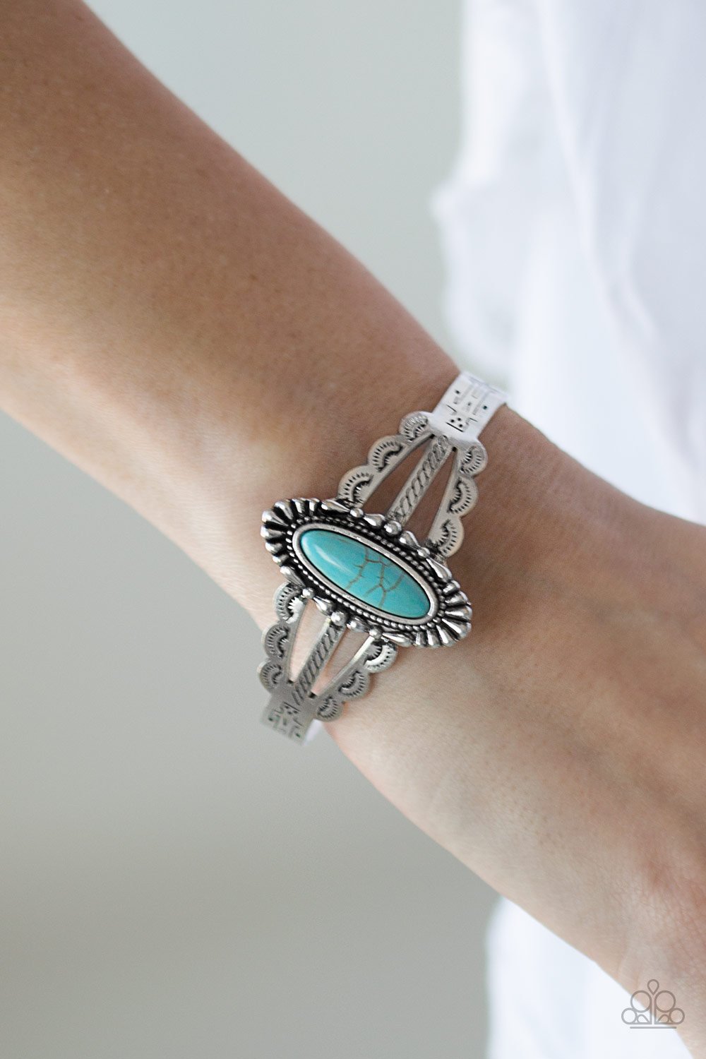 Desert Sage - blue - Paparazzi bracelet