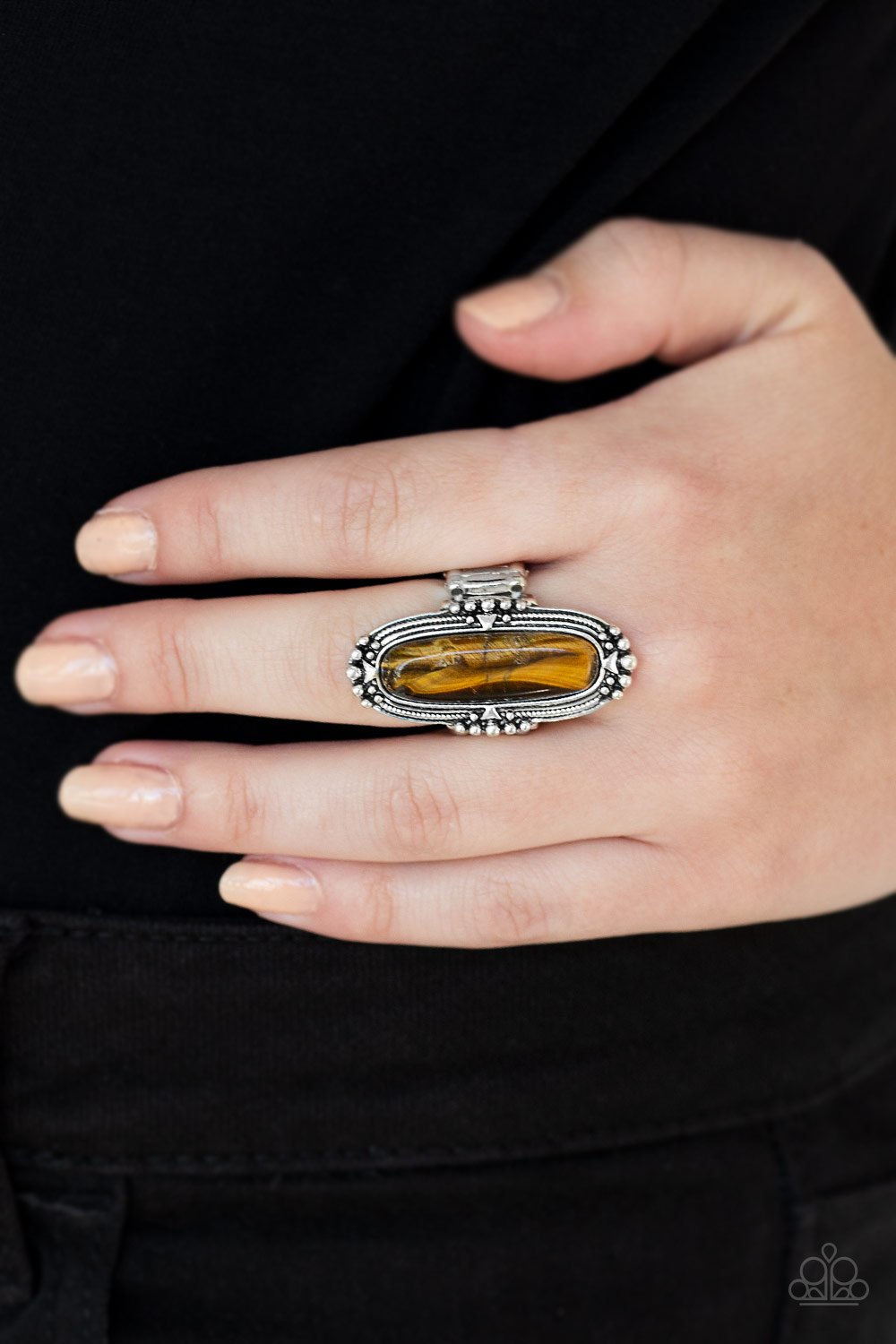 Desert Tranquility-brown-Paparazzi ring