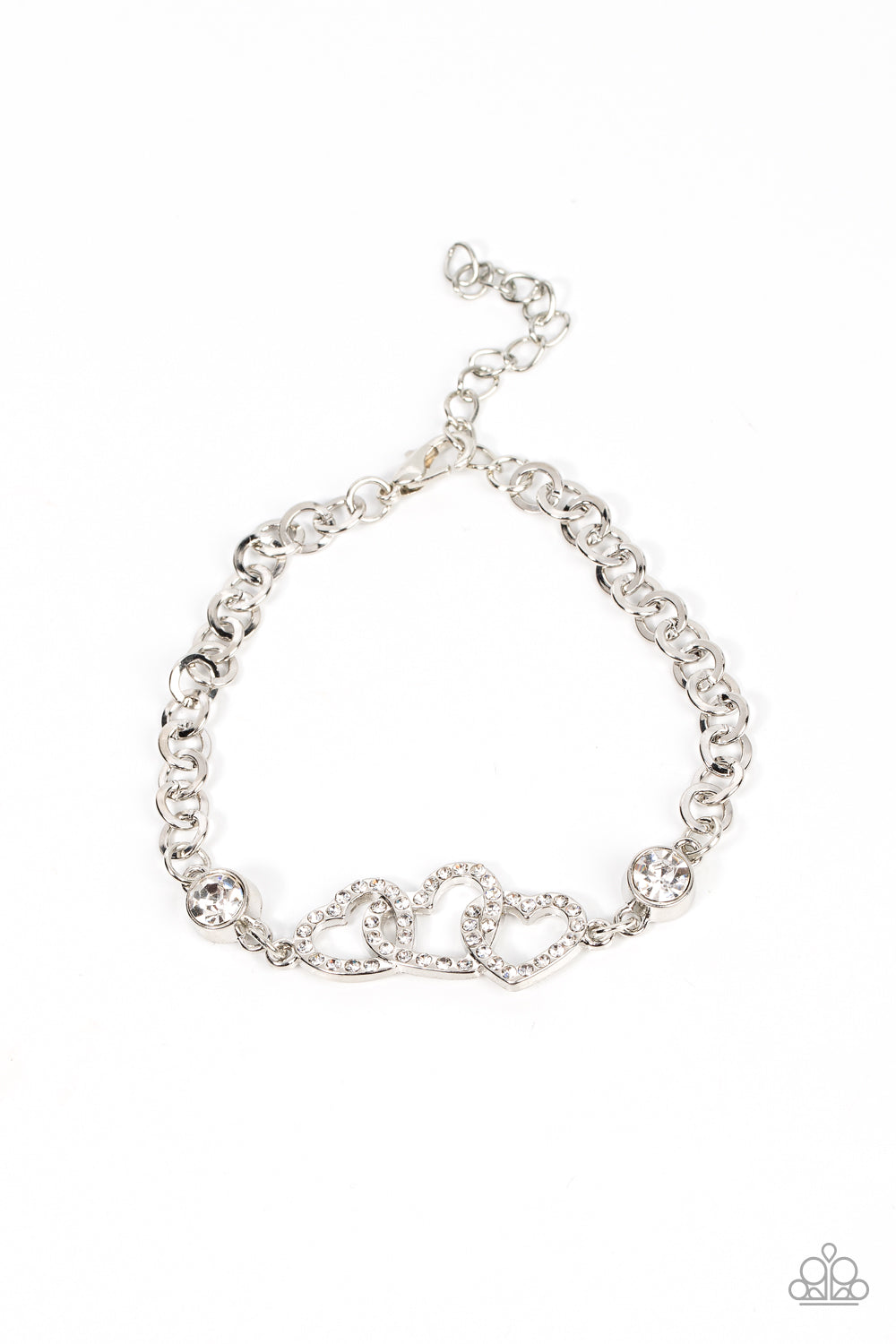 Desirable Dazzle - white - Paparazzi bracelet