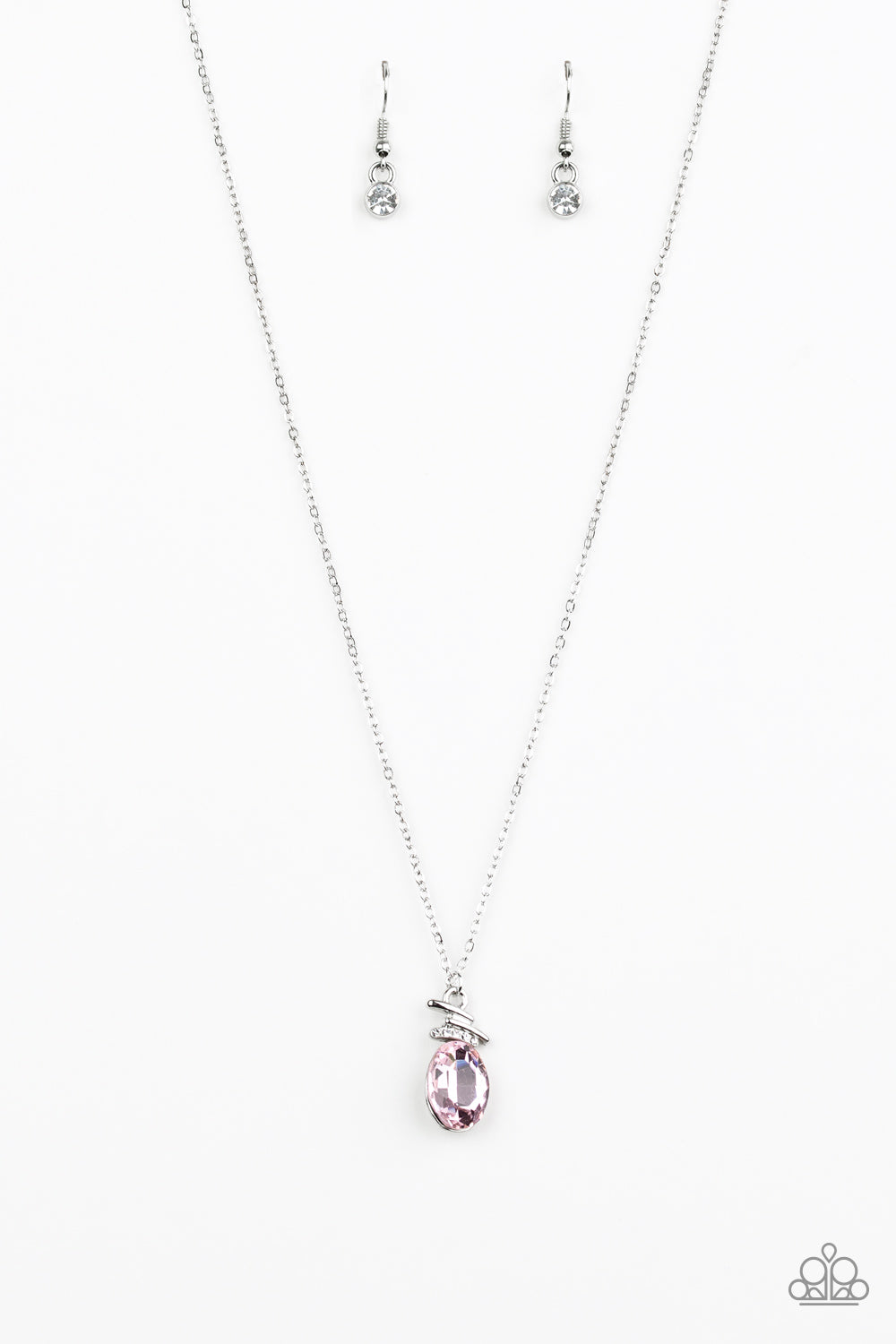 Diamonds for Days - pink - Paparazzi necklace