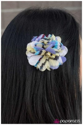 Different Strokes - blue - Paparazzi hair clip