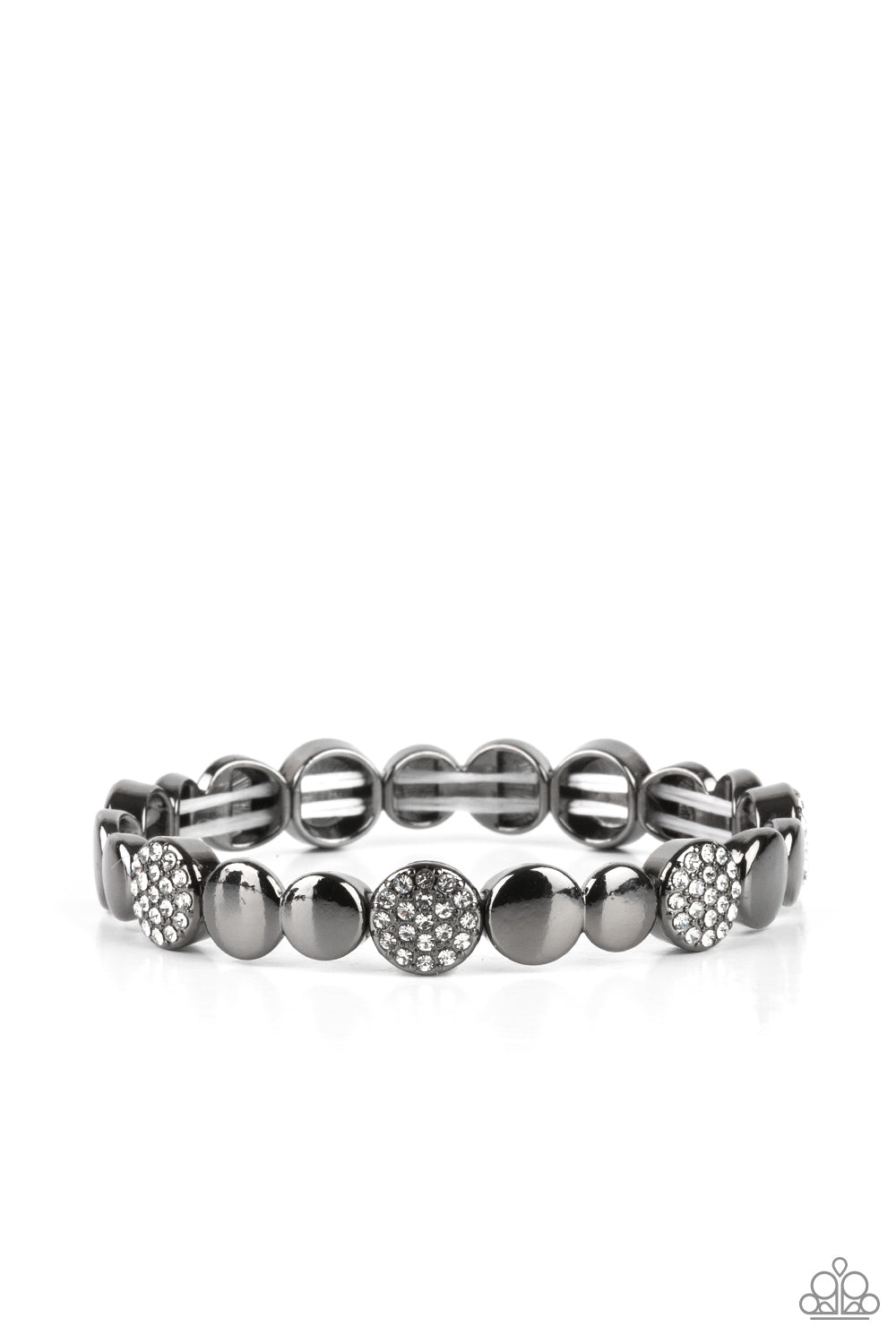 Dimensional Dazzle - black - Paparazzi bracelet