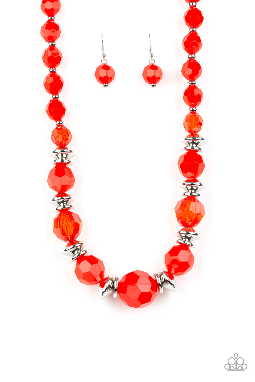 Dine and Dash - red - Paparazzi necklace