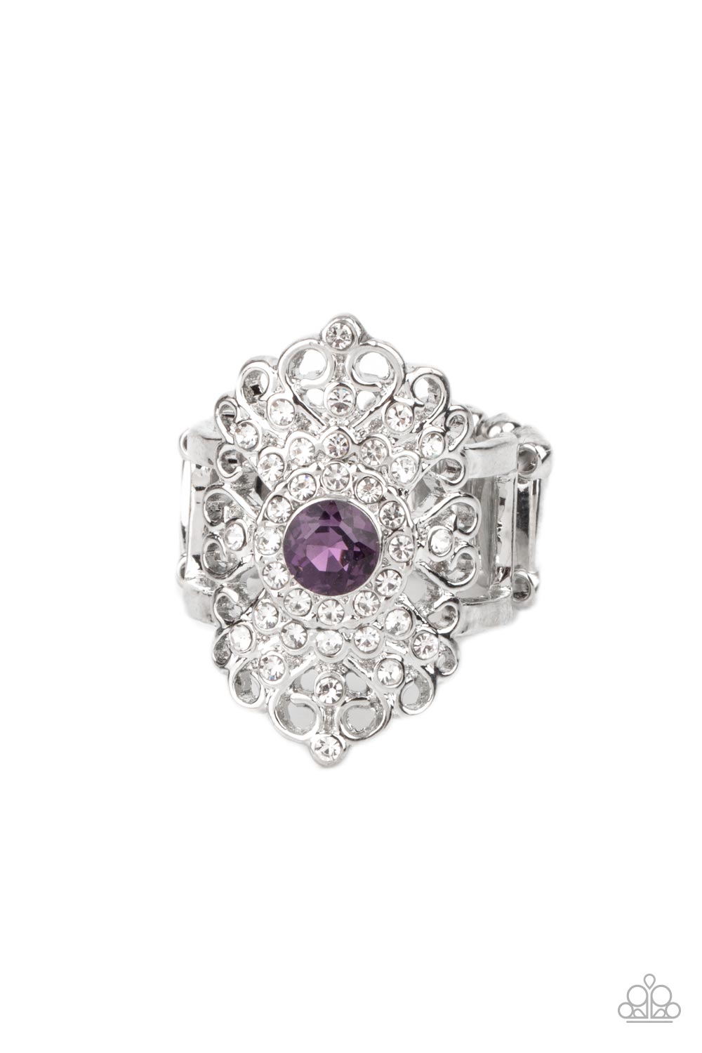 Dining with Royalty - purple - Paparazzi ring