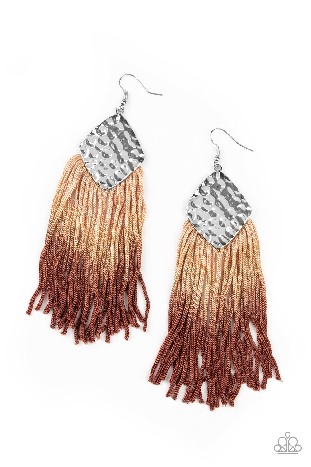 Dip In - brown - Paparazzi earrings