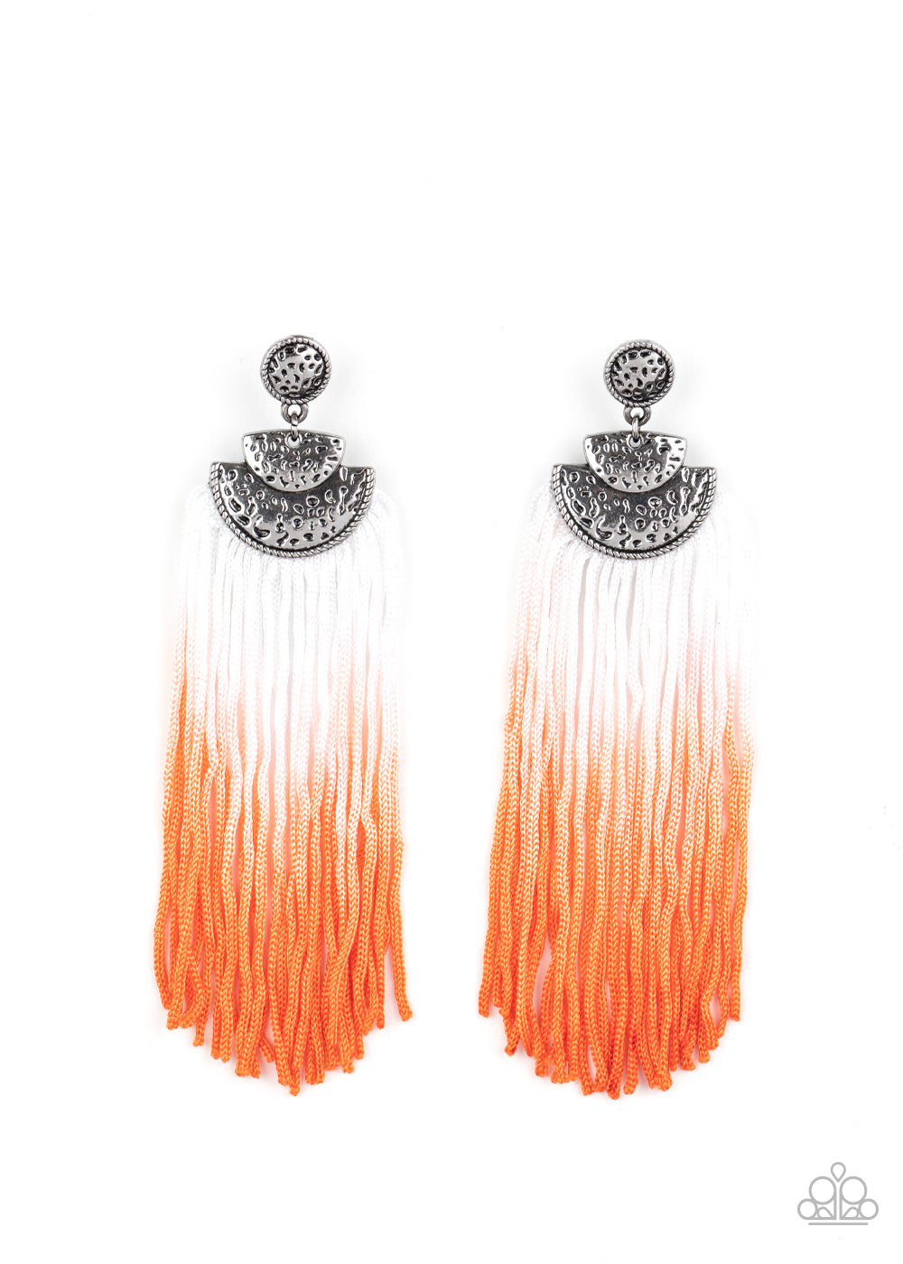 Dip It Up - orange - Paparazzi earrings