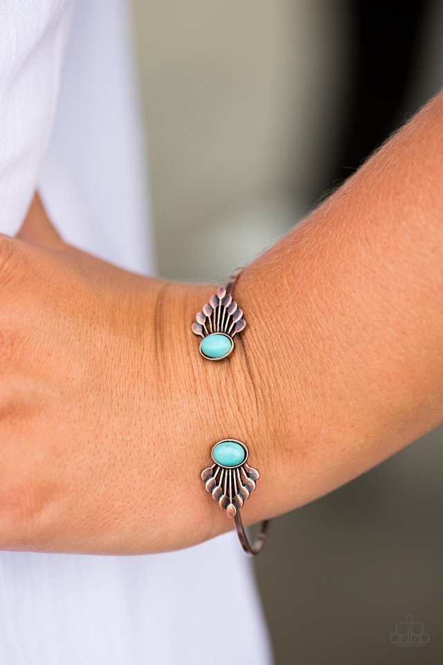 Distant Deserts - Copper - Paparazzi bracelet