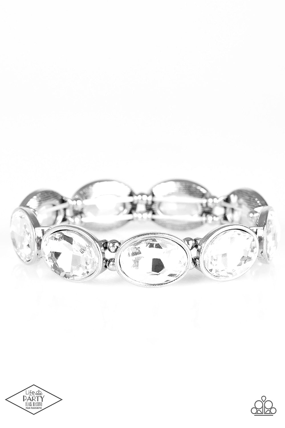 Diva in Disguise - white - Paparazzi bracelet
