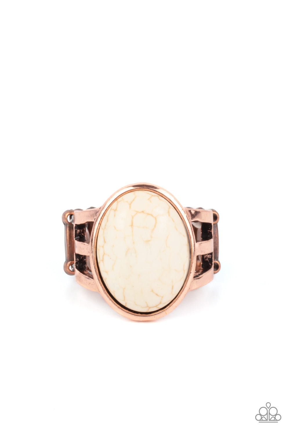 Divine Deserts - copper - Paparazzi ring