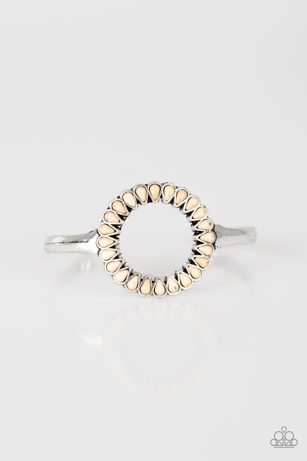 Divinely Desert - white - Paparazzi bracelet