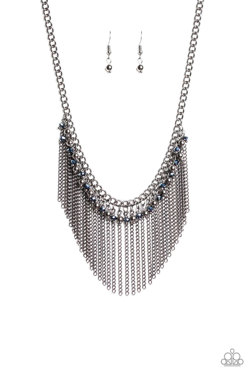 Divinely Diva - blue - Paparazzi necklace
