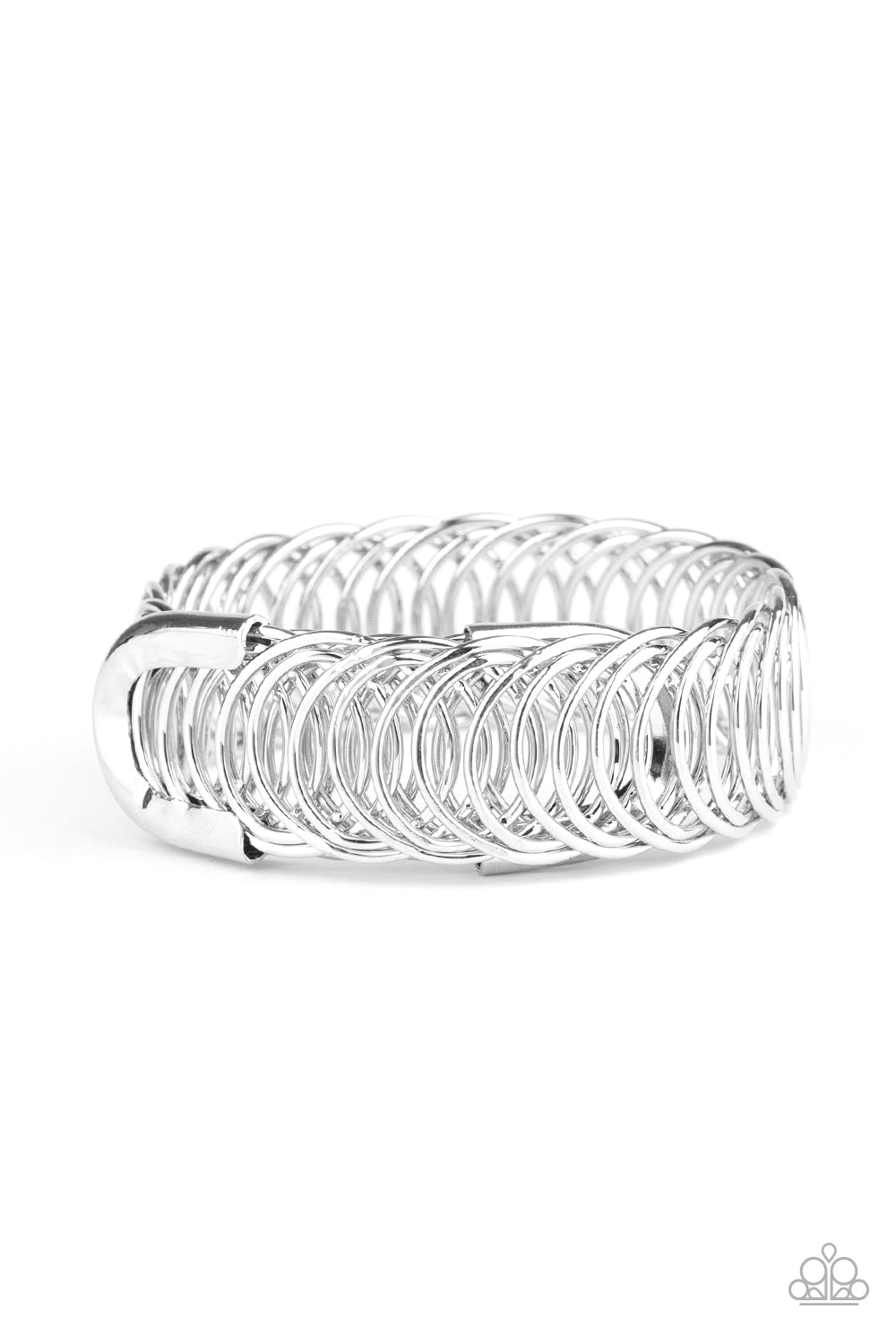 Dizzingly Demure - silver - Paparazzi bracelet