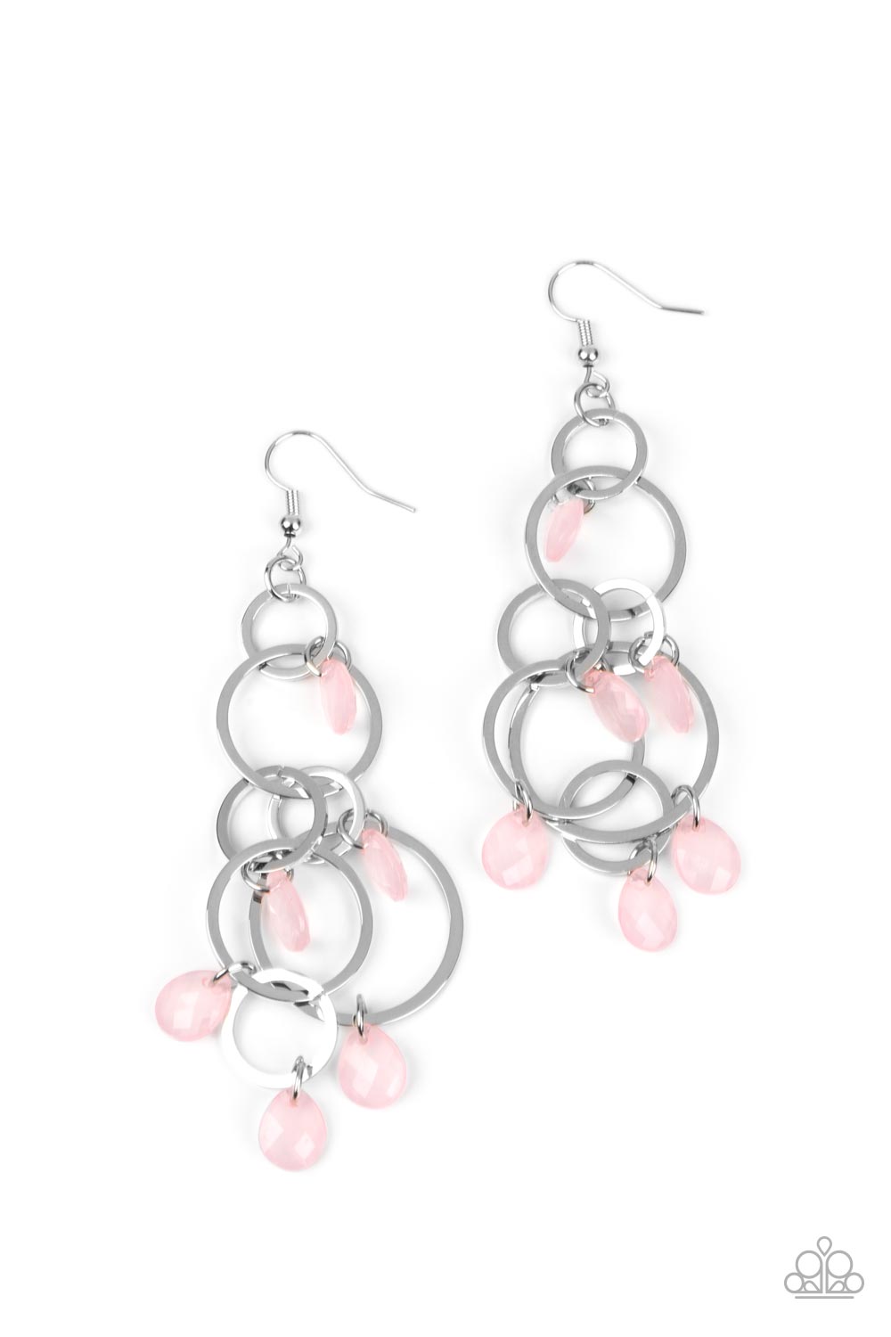 Dizzyingly Dreamy - pink - Paparazzi earrings