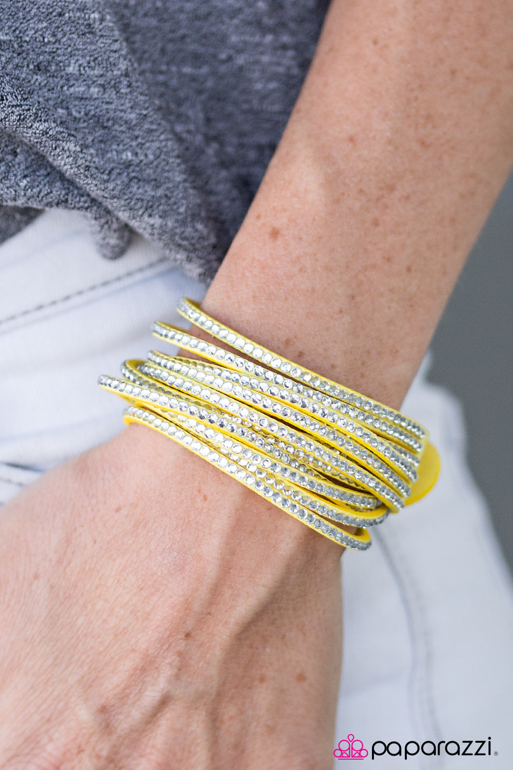 Do the Hustle - yellow - Paparazzi bracelet
