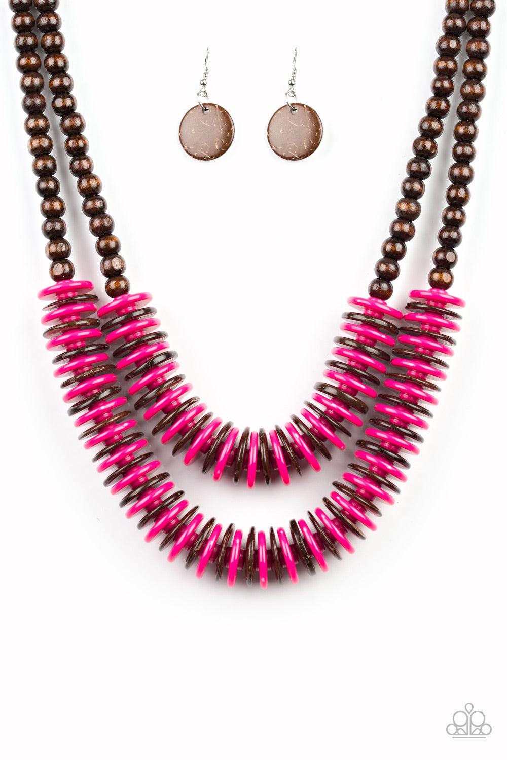 Dominican Disco - pink - Paparazzi necklace