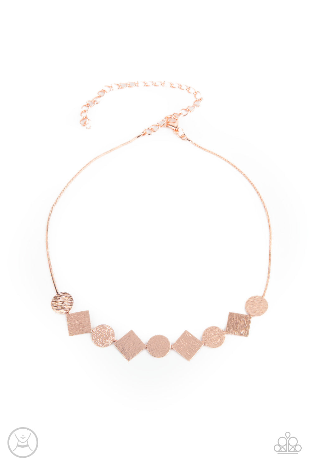 Don't Get Bent Out Of Shape - copper - Paparazzi necklace