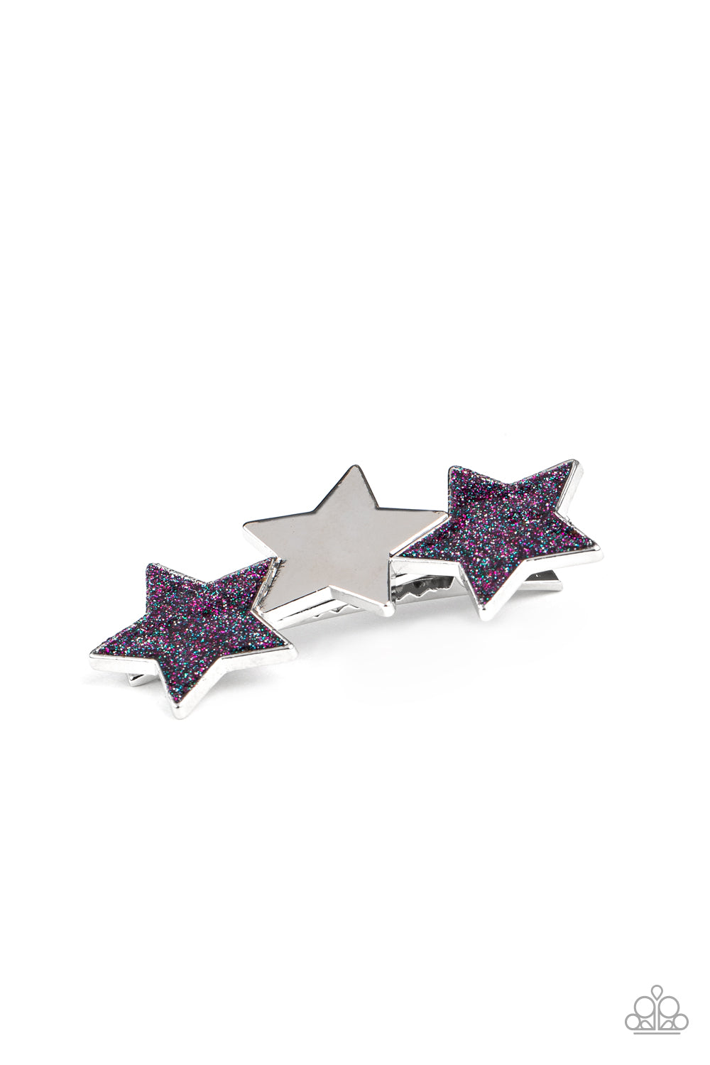 Don't Get Me STAR-ted - purple - Paparazzi hair clip
