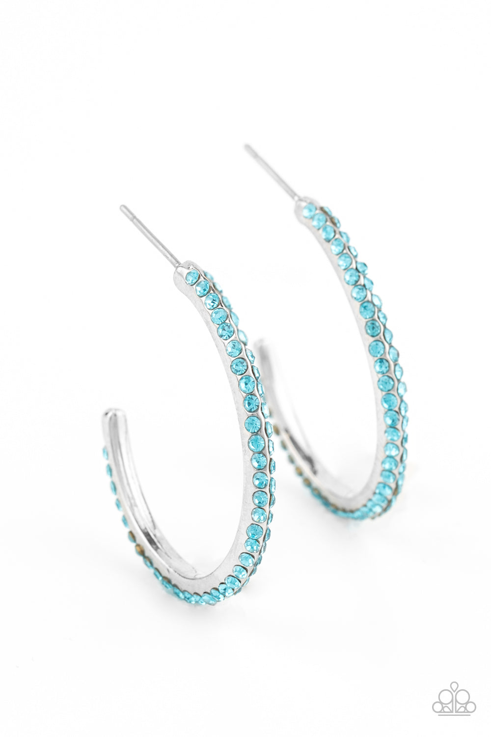Don't Think Twice - blue - Paparazzi earrings