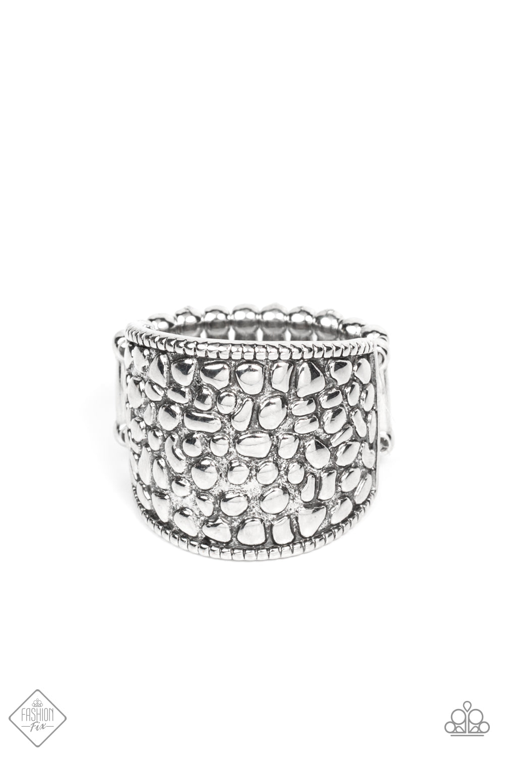 Dotted Decorum - silver - Paparazzi ring