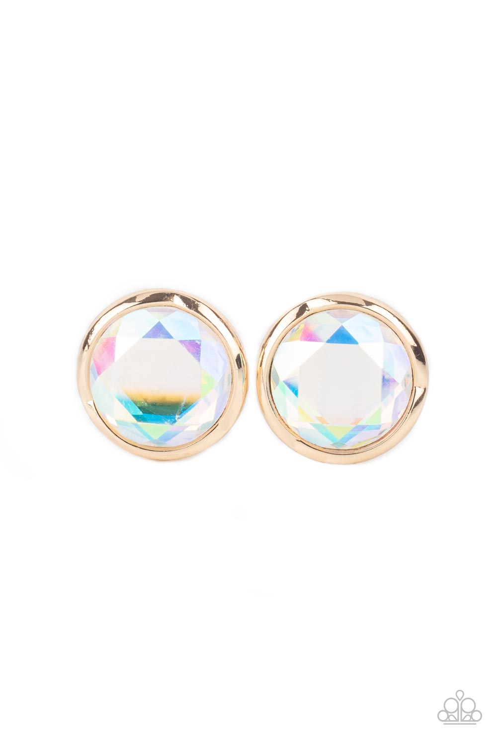 Double-Take Twinkle - gold - Paparazzi earrings