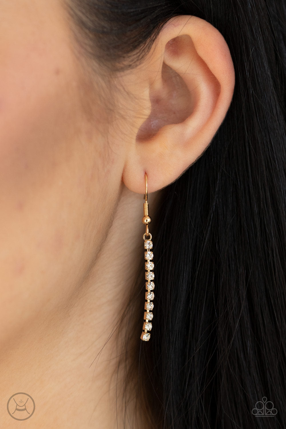 Double the Diva - gold - Paparazzi necklace