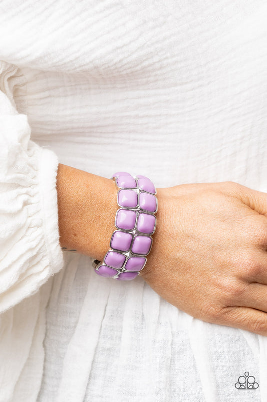 Double The DIVA-ttitude - purple - Paparazzi bracelet