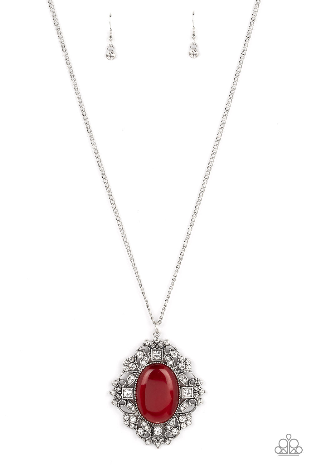 Dream Board Dazzle - red - Paparazzi necklace