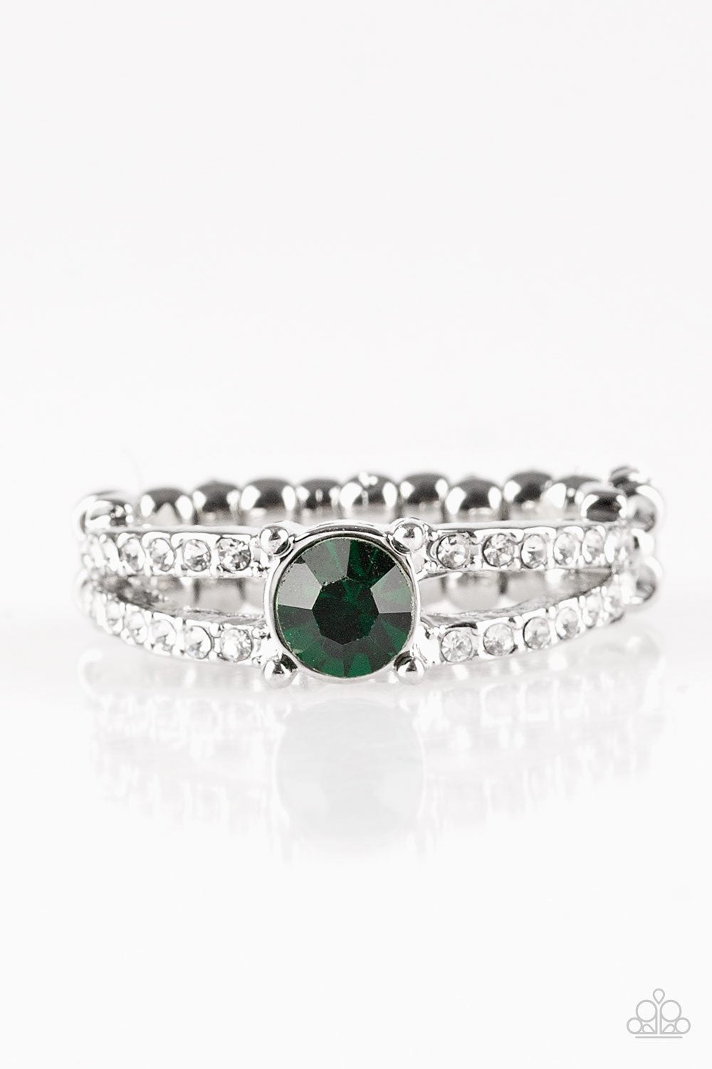 Dream Sparkle - green - Paparazzi ring