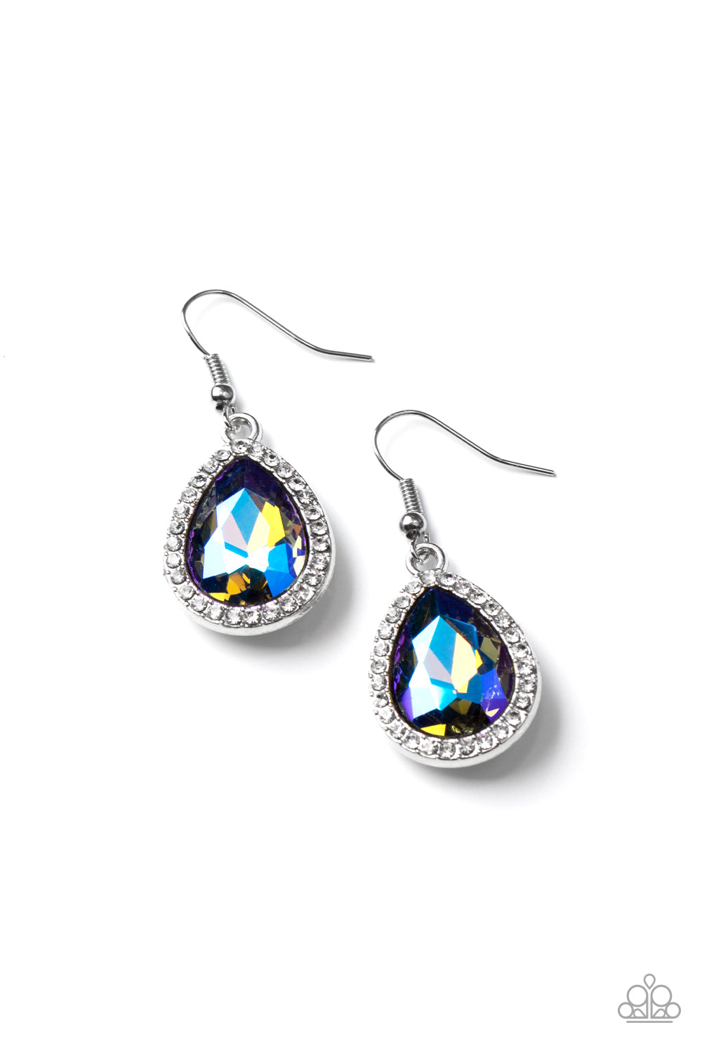 Dripping With Drama - multi - Paparazzi earrings