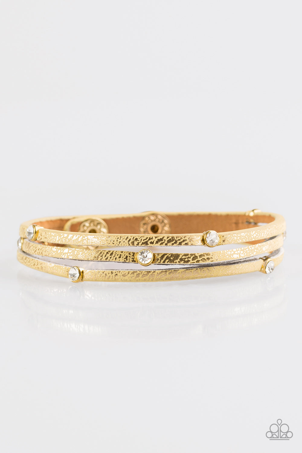 Drop a Shine - yellow - Paparazzi bracelet